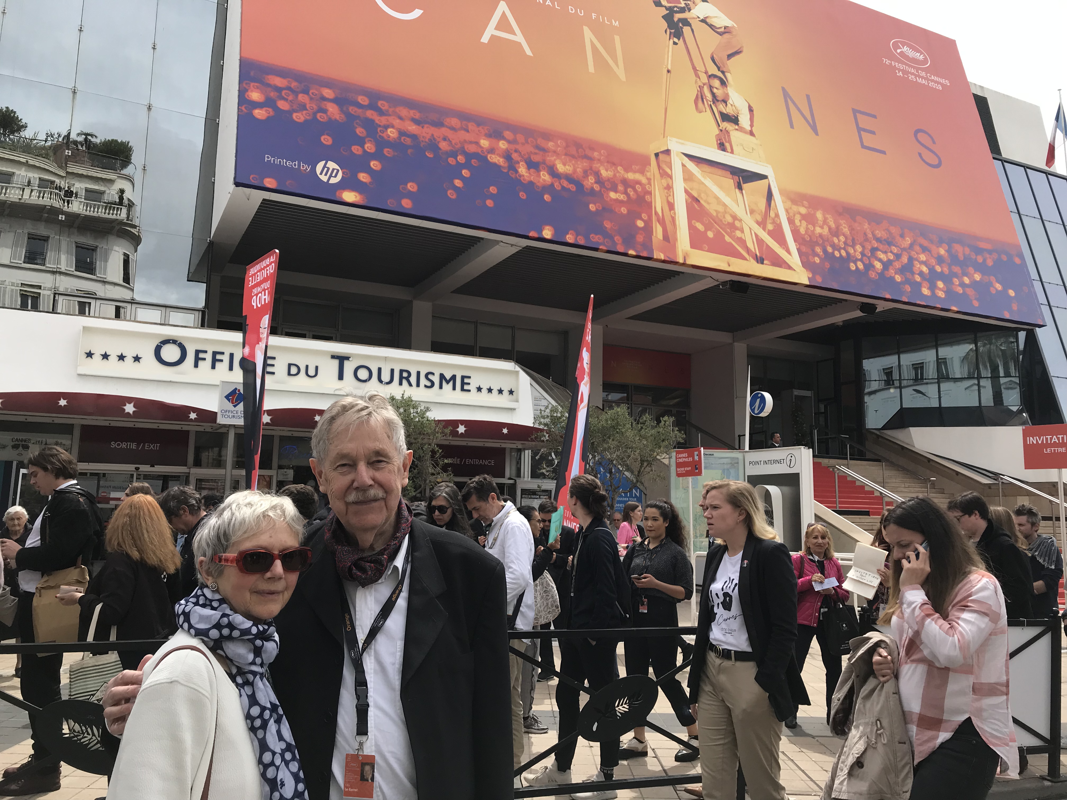 Nicole et Félix Le Garrec à Cannes avec Plogoff, c'était il y a 3 ans !
